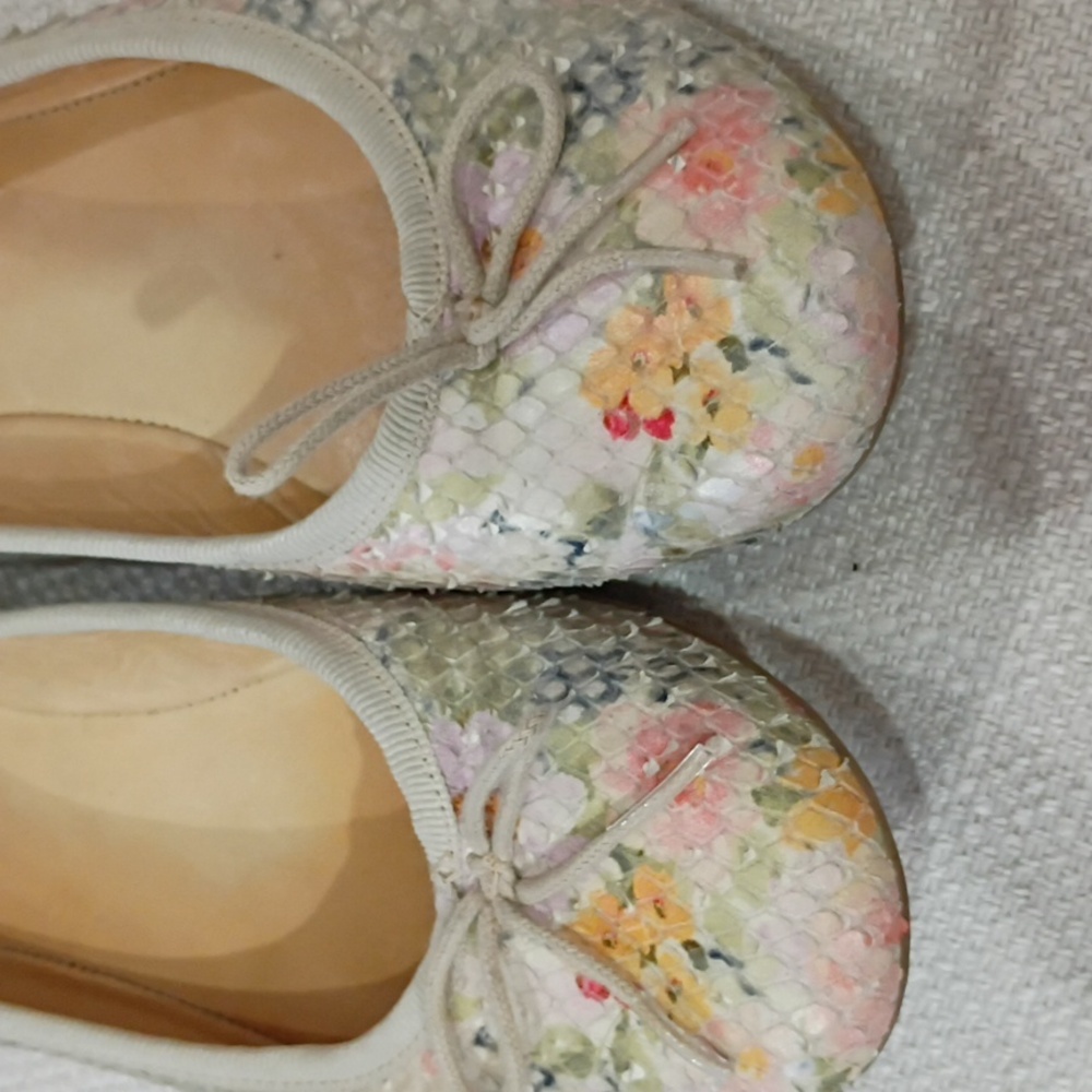 Pom D'Api Women's Multicolor Floral Flats - Picture 3 of 8